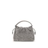 Brunello Cucinelli Gray Fur Shoulder Bag